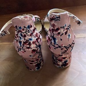 Candies Pink Silk Satin Heels